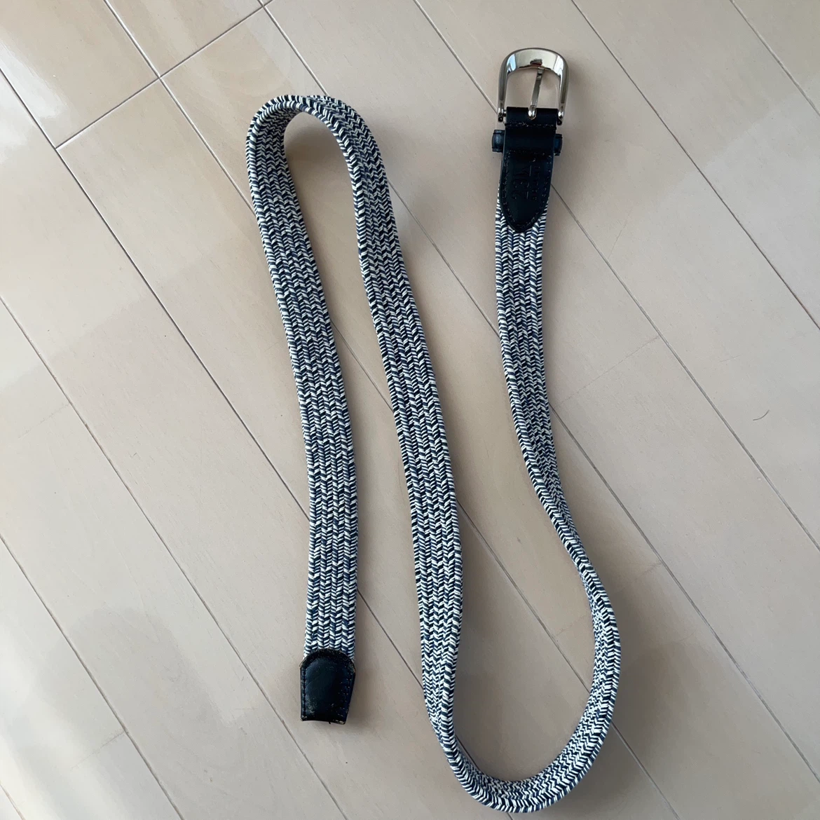 23区オム メッシュベルト ネイビー