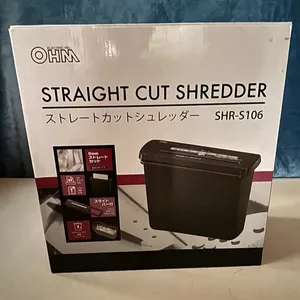 オーム電機 ストレートカットシュレッダー SHR-S106
