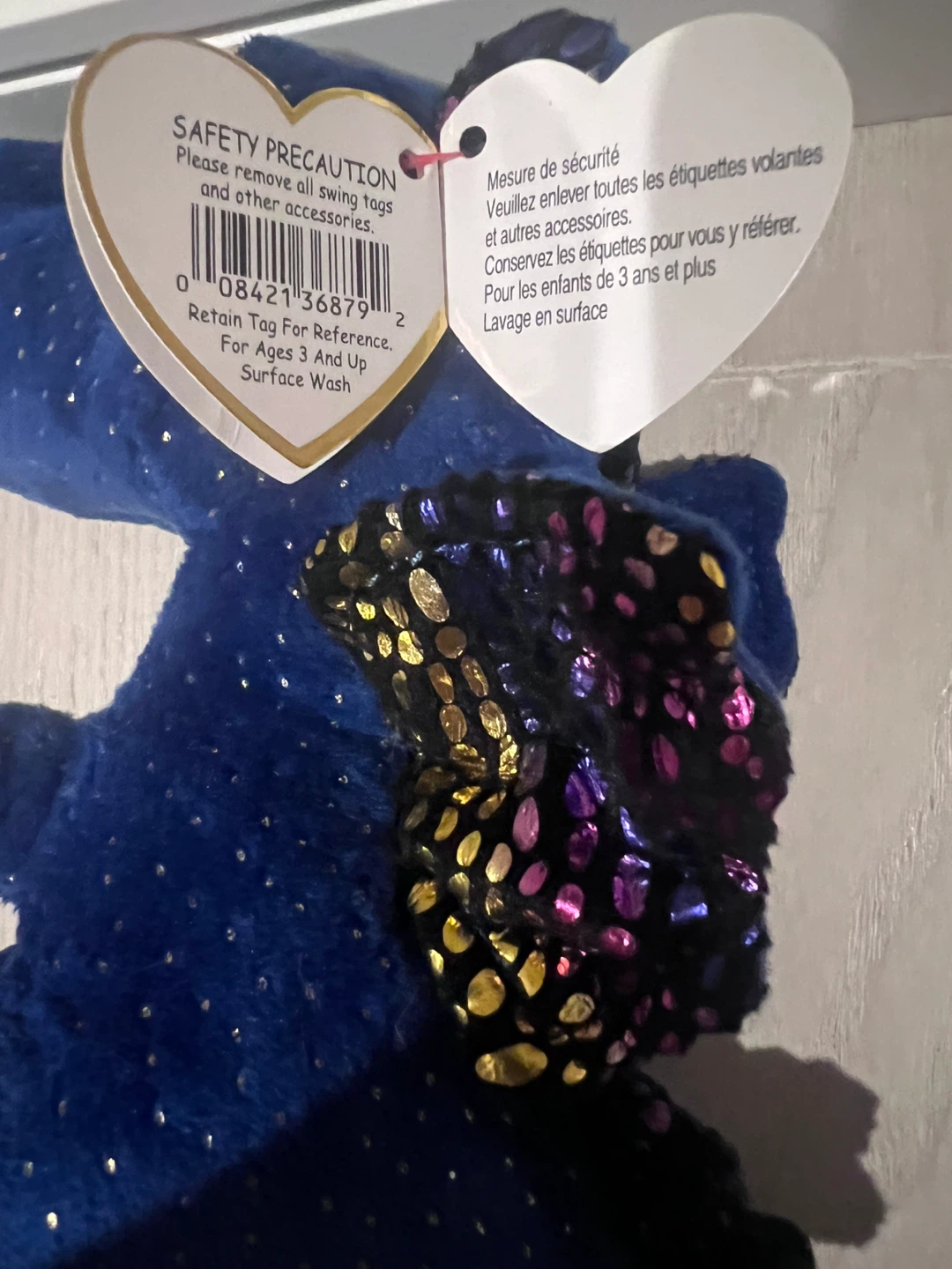 正規品/新品　Ty Beanie Boos ドラゴン ぬいぐるみ サファイアの写真6枚目