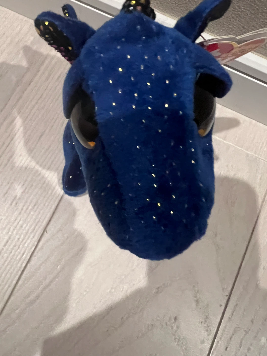 正規品/新品　Ty Beanie Boos ドラゴン ぬいぐるみ サファイアの写真8枚目