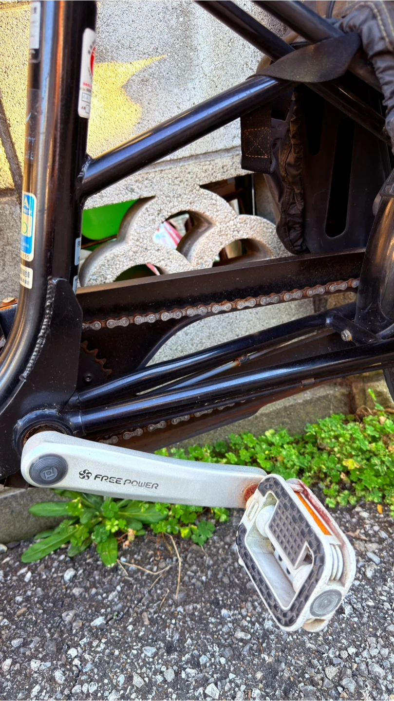 マルイシ 子供乗せ自転車 フリーパワー搭載の写真9枚目