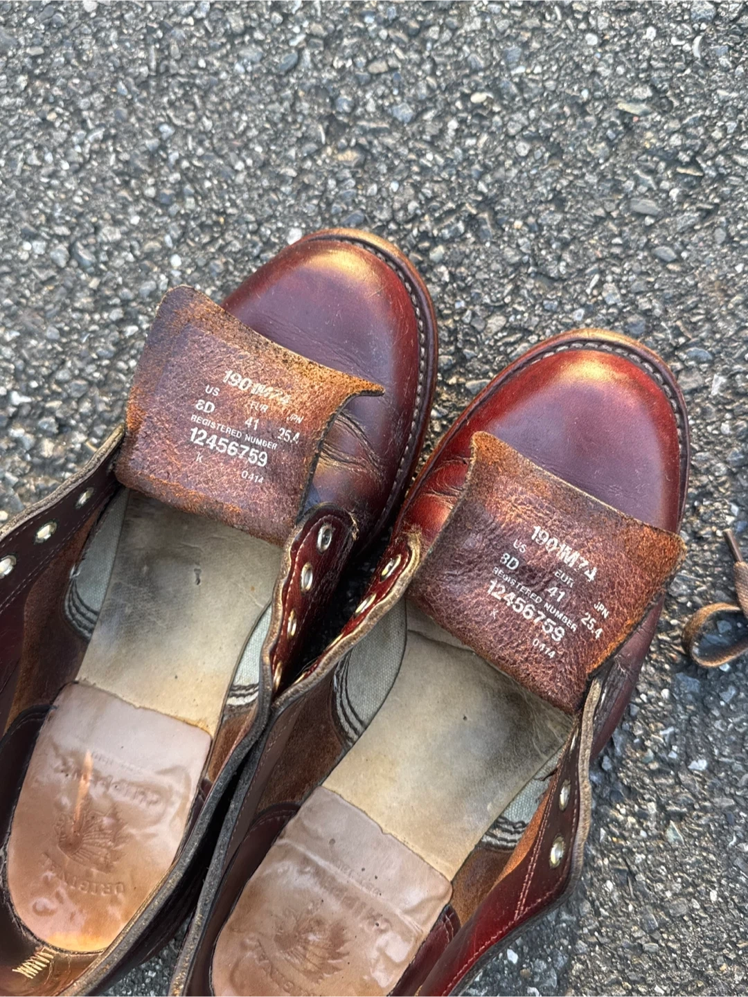 CHIPPEWA チペワ オックスフォード 革靴の写真4枚目