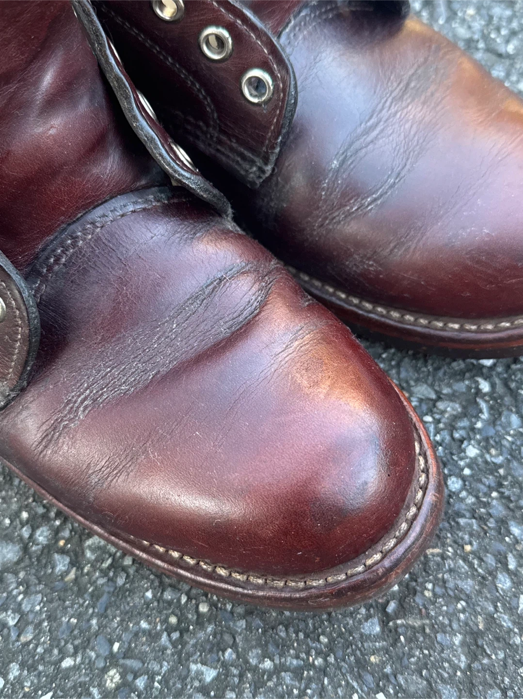 CHIPPEWA チペワ オックスフォード 革靴の写真5枚目