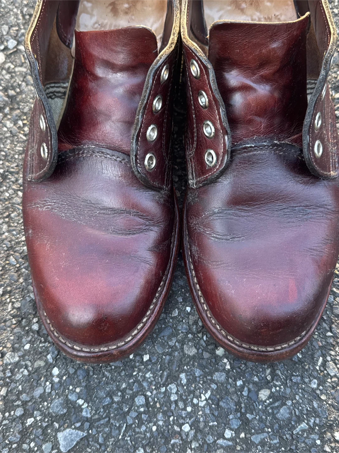 CHIPPEWA チペワ オックスフォード 革靴の写真8枚目