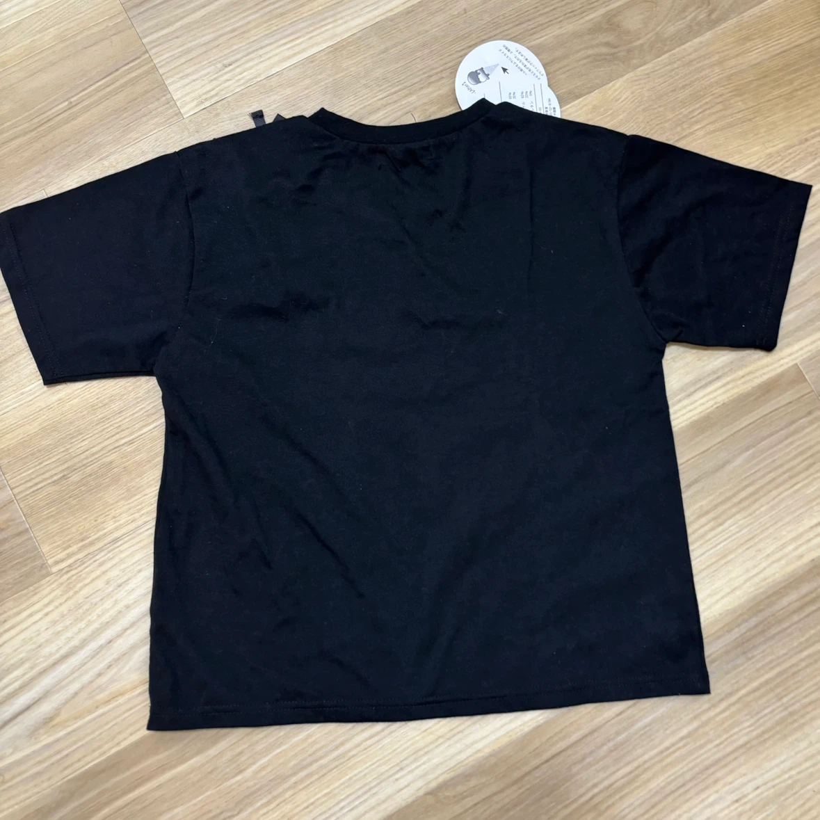 （来年用など）新品アムリールガール バタフライTシャツ ブラック 150cmの写真7枚目