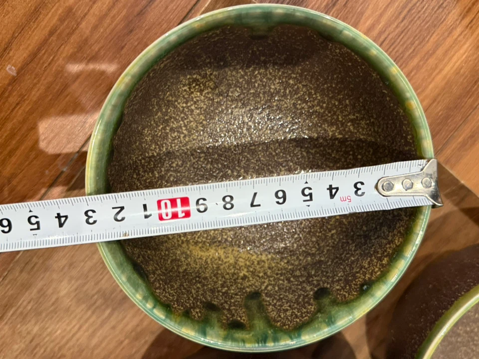 和風 抹茶碗 5個セット 緑釉 陶器の写真4枚目