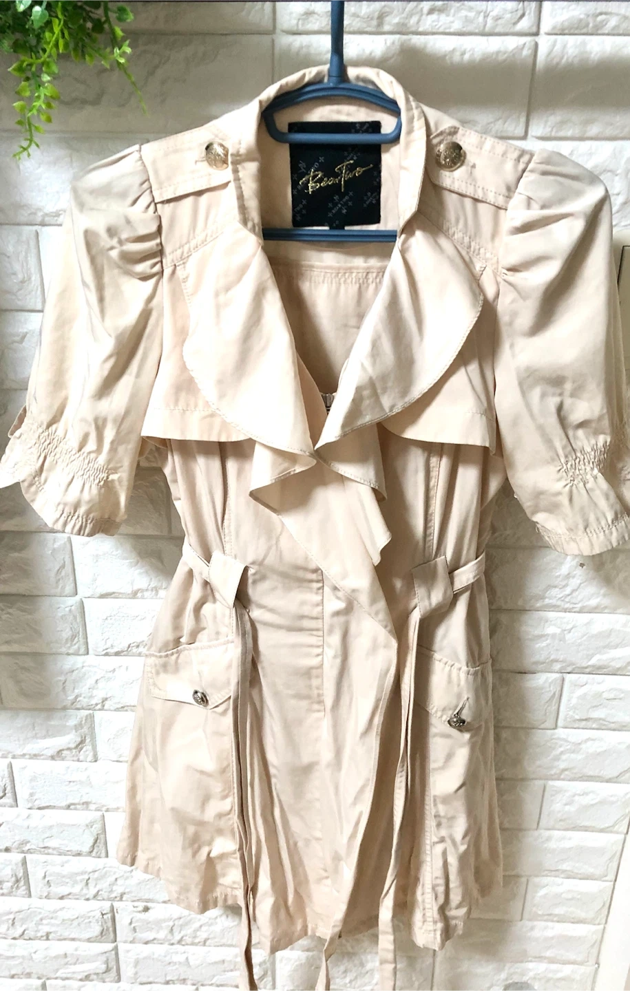 ✨🌟【未使用品】ベアツー ベージュ トレンチコート 34サイズ🌟✨
