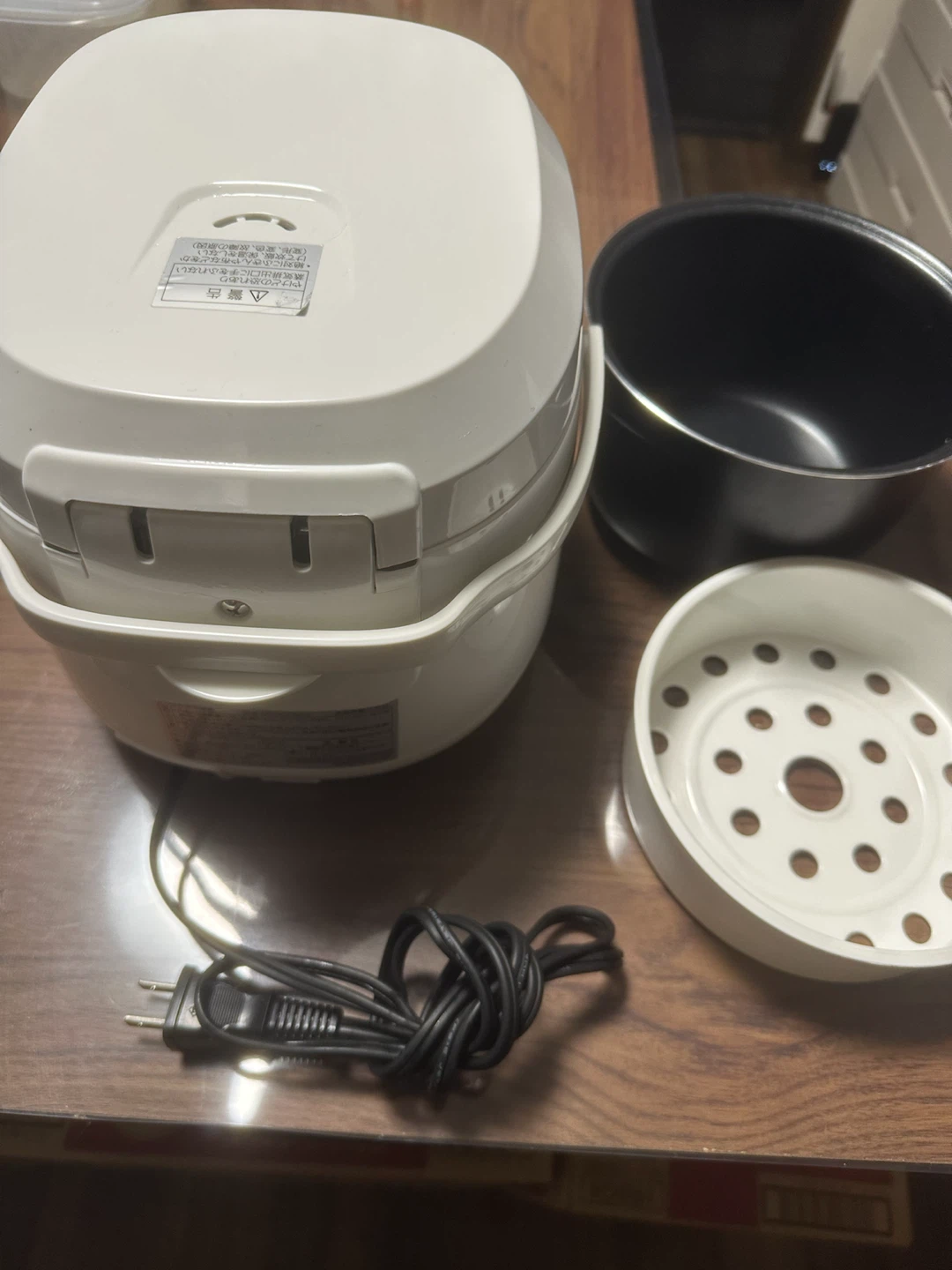 蒸し器付きアズマ 3.5合炊き炊飯器 SRCK-FS20