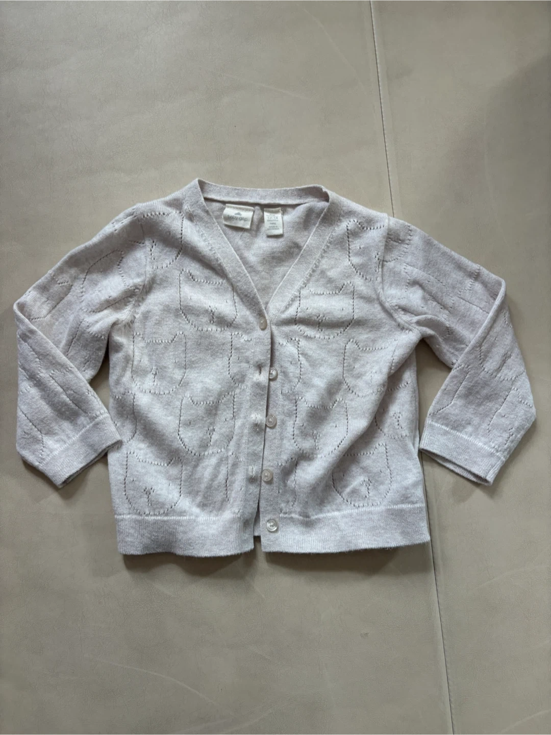 gap ベビー カーディガン ベージュ 12-18ヶ月