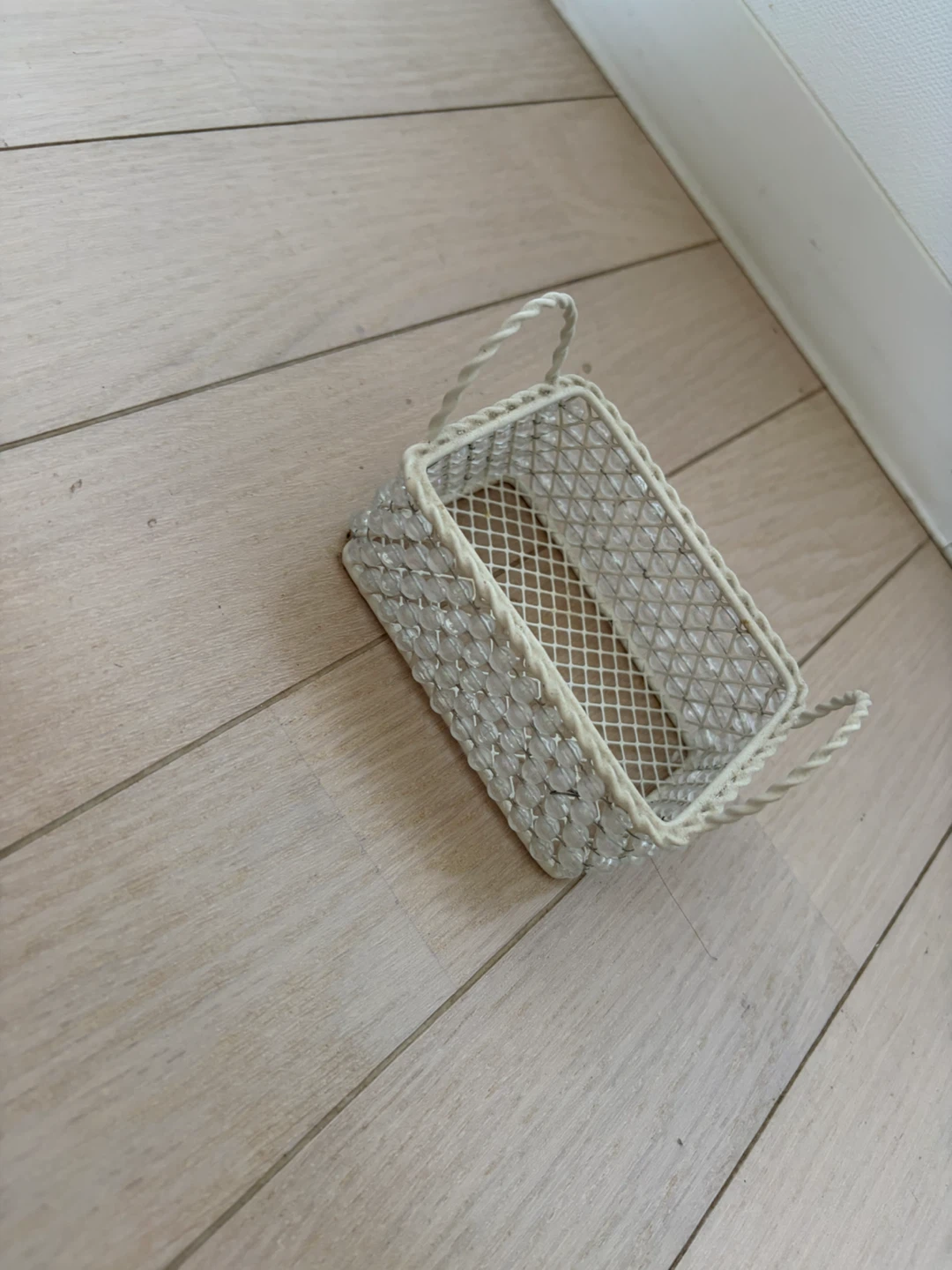 小物入れ バスケット かご ホワイト
