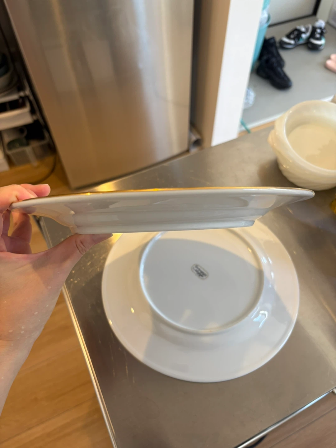 ノリタケ プレートx2枚 25.5cm 金縁の写真3枚目