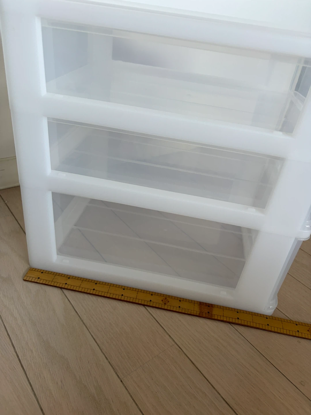 3段収納ケース プラスチック ホワイトの写真6枚目