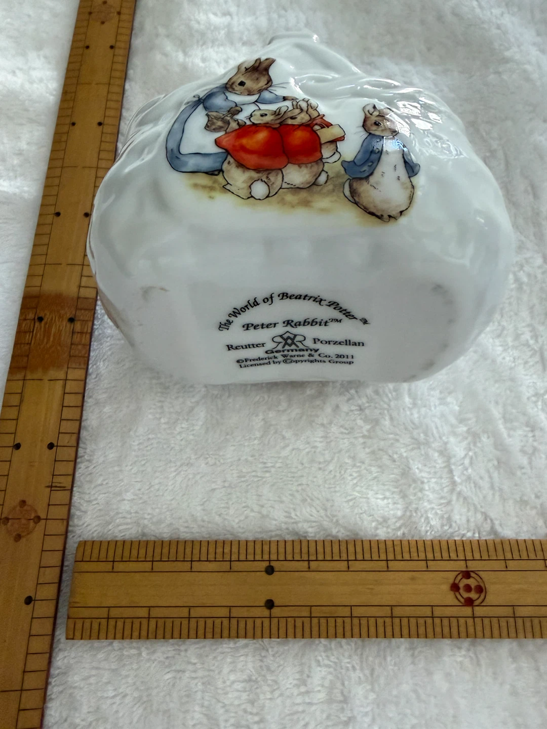 ピーターラビット 磁器バスケット マグネットセットの写真3枚目