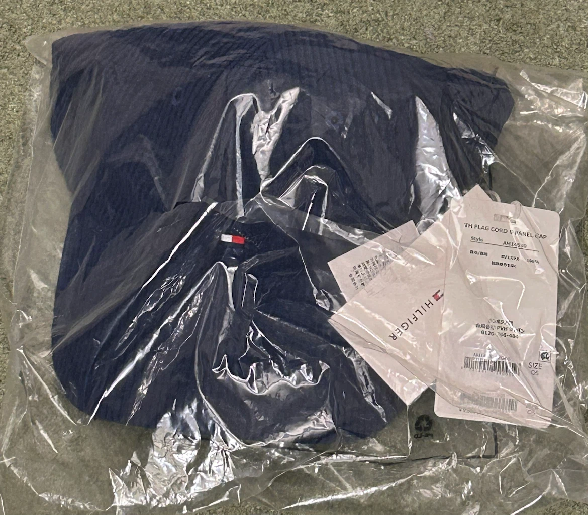 【新品未使用】 TOMMY HILFIGER トミーヒルフィガー コーデュロイキャップの写真5枚目