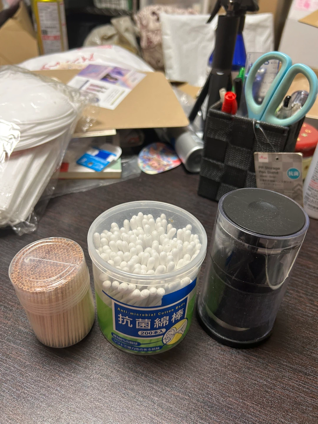 抗菌綿棒 楊枝 ブラック綿棒 セット