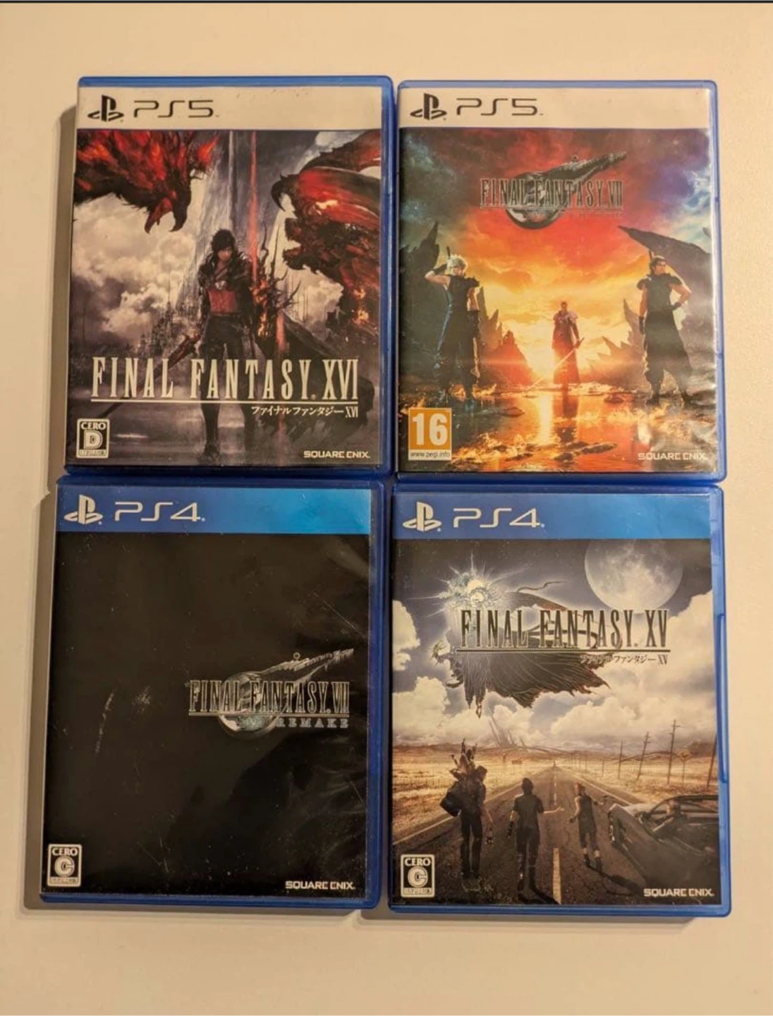 ファイナルファンタジー ゲームソフト4本セット