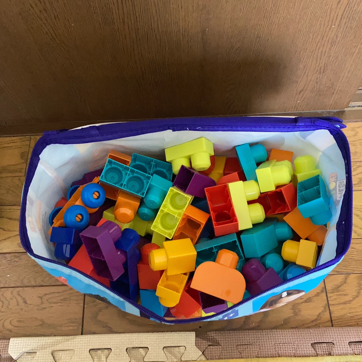 メガブロック 1才からのメガブロック さらにたっぷり150個 ブロックパックの写真2枚目