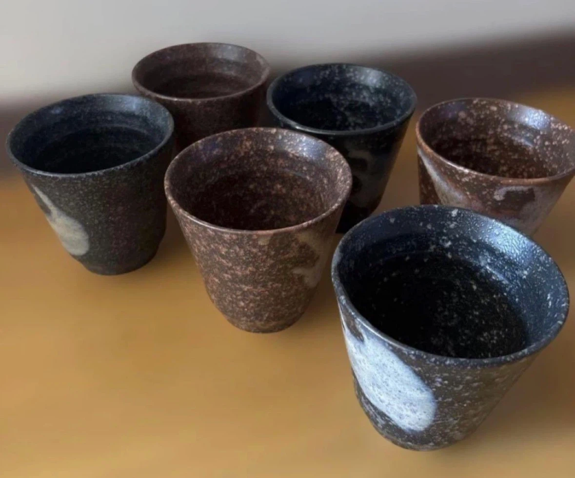 未使用　陶製　湯飲み 6点セット※九州の陶器