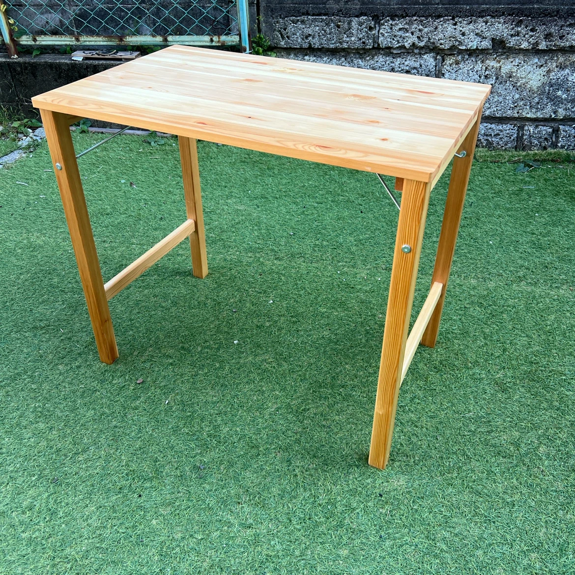 無印良品 MUJI折りたたみテーブル／80×50cm