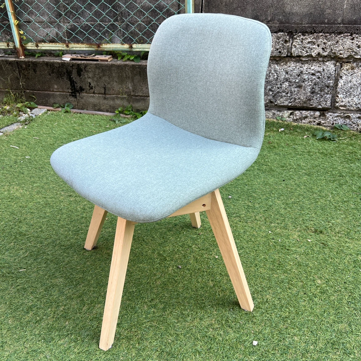ニトリ　回転式ダイニングチェア　サンデー カイテン DC SUNDAY SWIVEL WW/GR