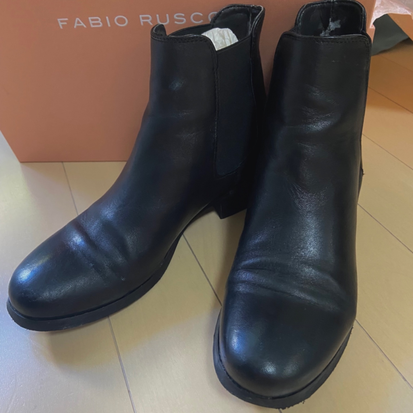 【ファビオルスコーニ】サイドゴアショートブーツ_36