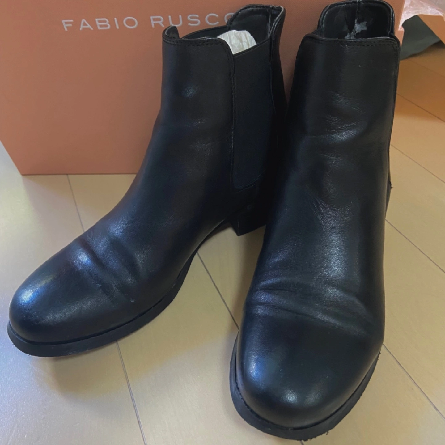 【ファビオルスコーニ】サイドゴアショートブーツ_36