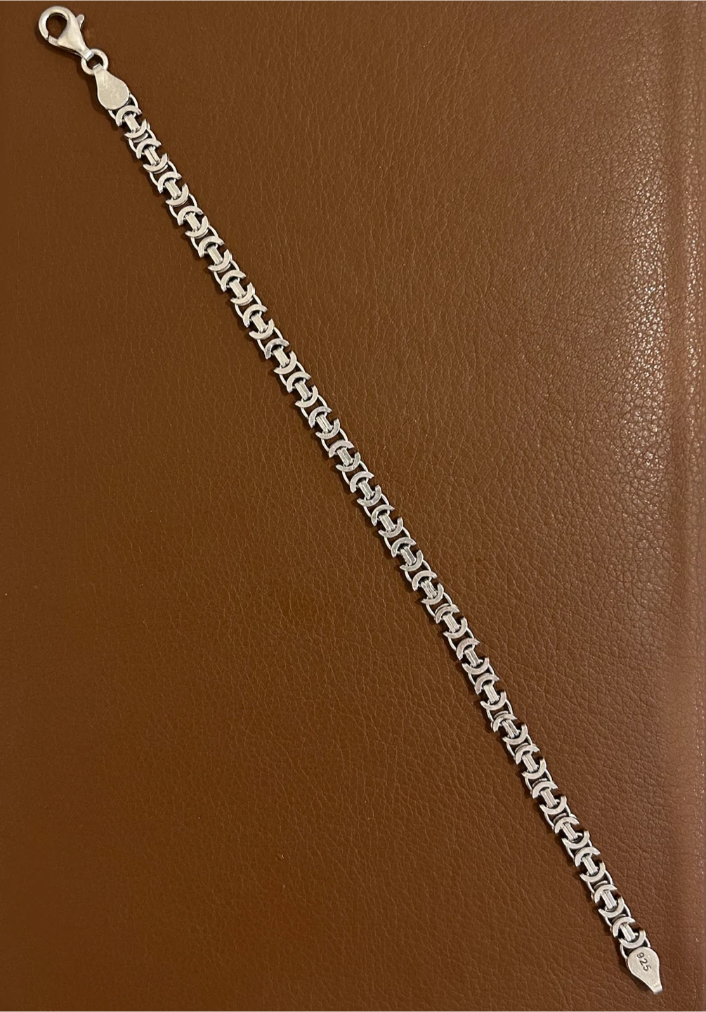 シルバー925 チェーンブレスレットの写真2枚目