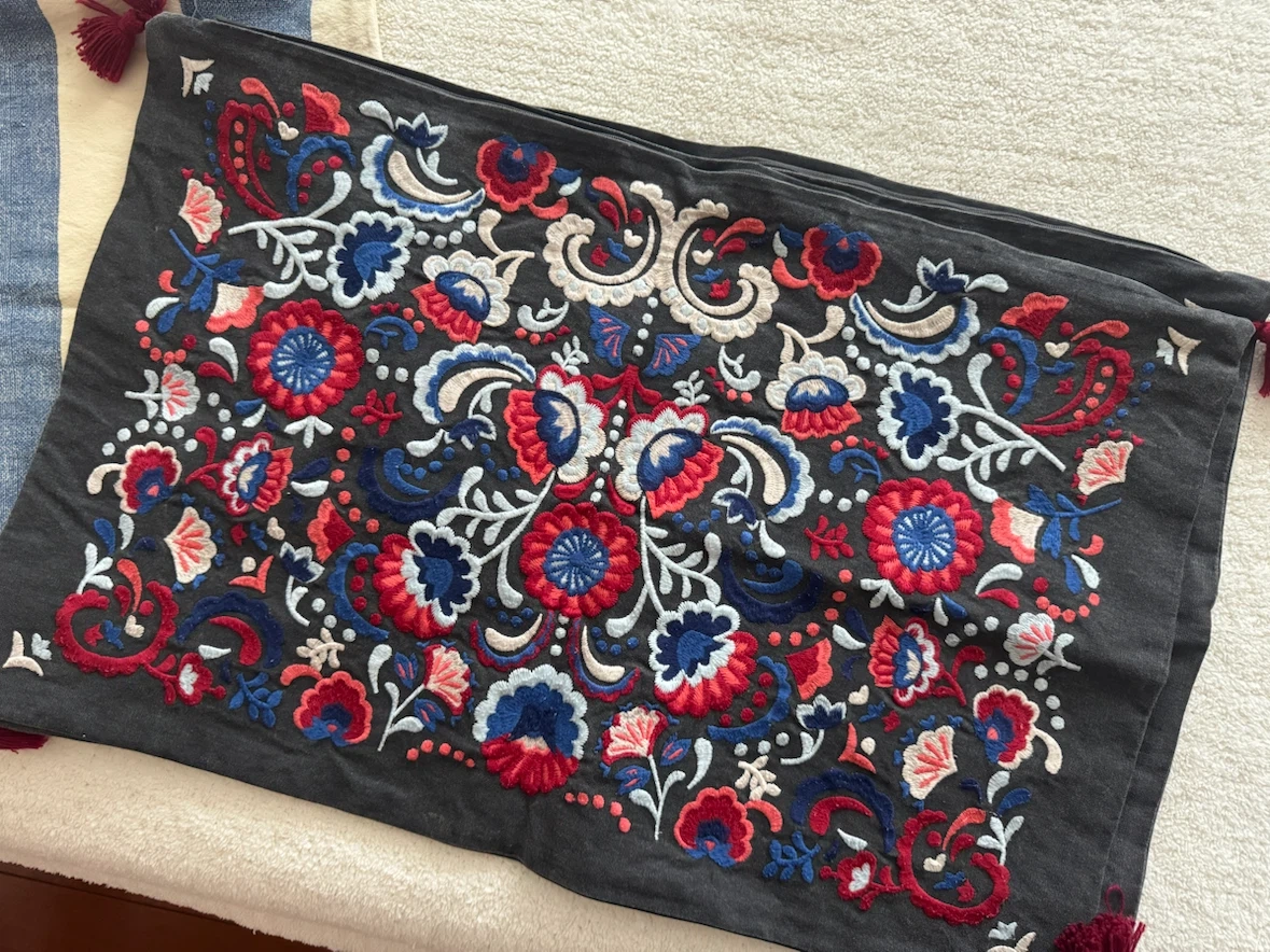 刺繍入りクッションカバー 4枚セットの写真2枚目