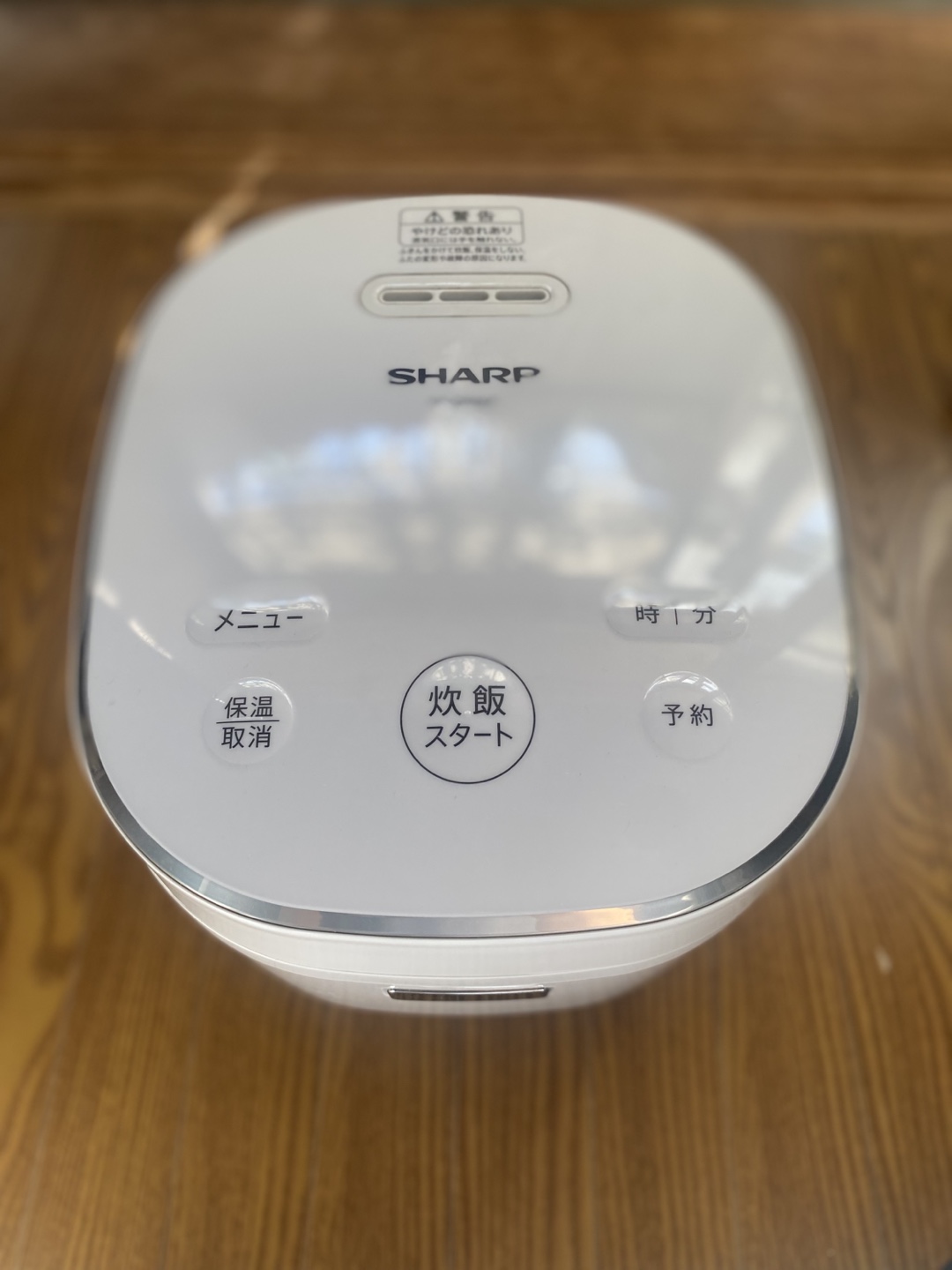 シャープ ジャー炊飯器 KS-CF05A-W 2019年製 0.54L ホワイト
