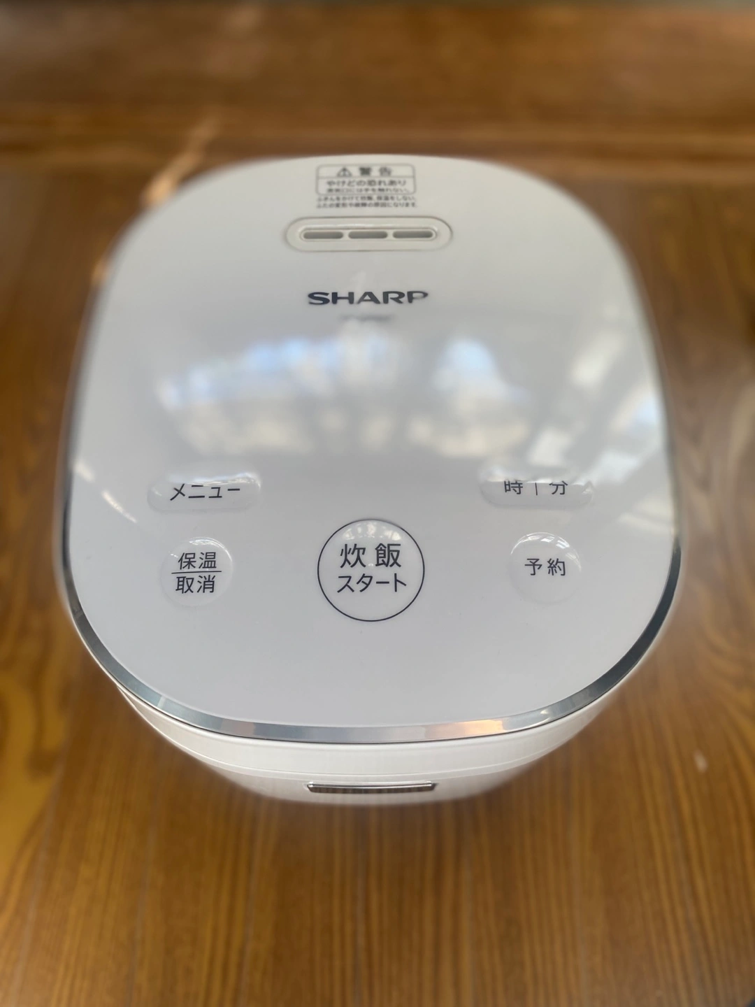 シャープ ジャー炊飯器 KS-CF05A-W 2019年製 0.54L ホワイト