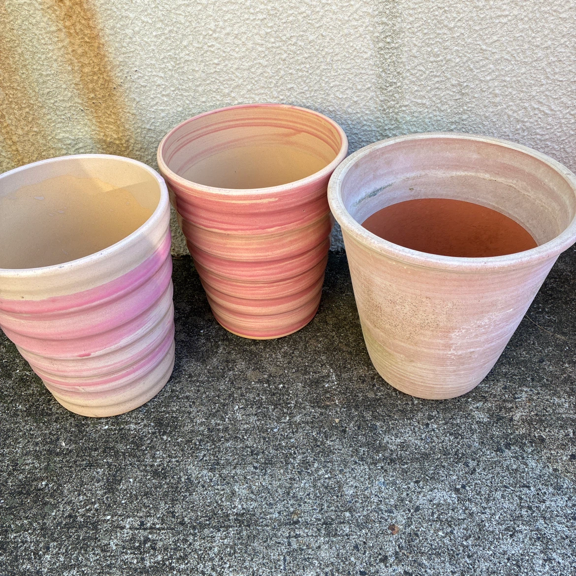 植木鉢 3点セット 陶器製