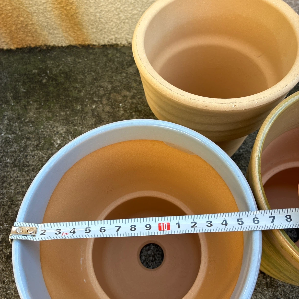 植木鉢 3点セット 陶器製の写真8枚目