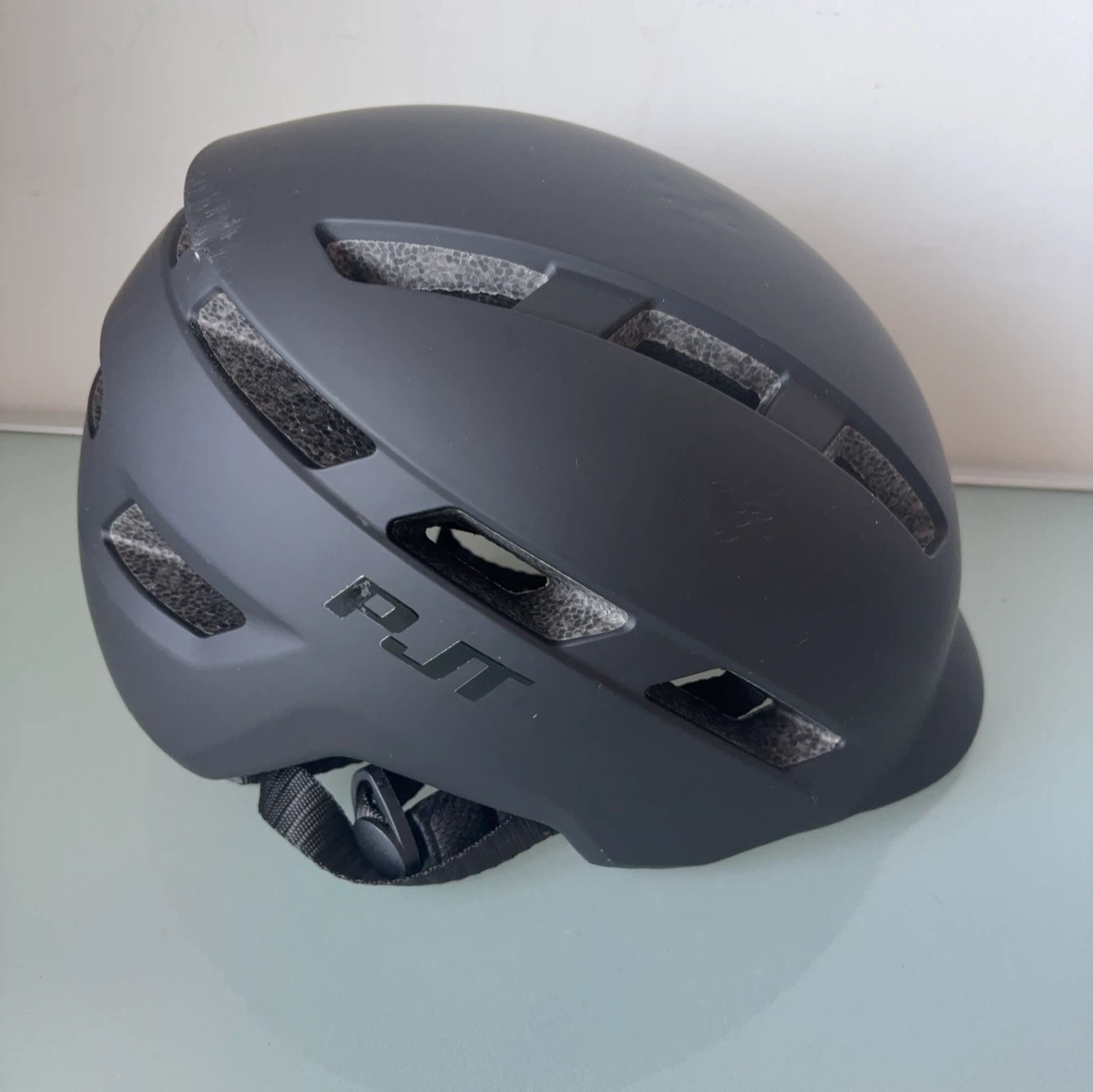PJT 自転車ヘルメット マットブラック Lサイズの写真2枚目