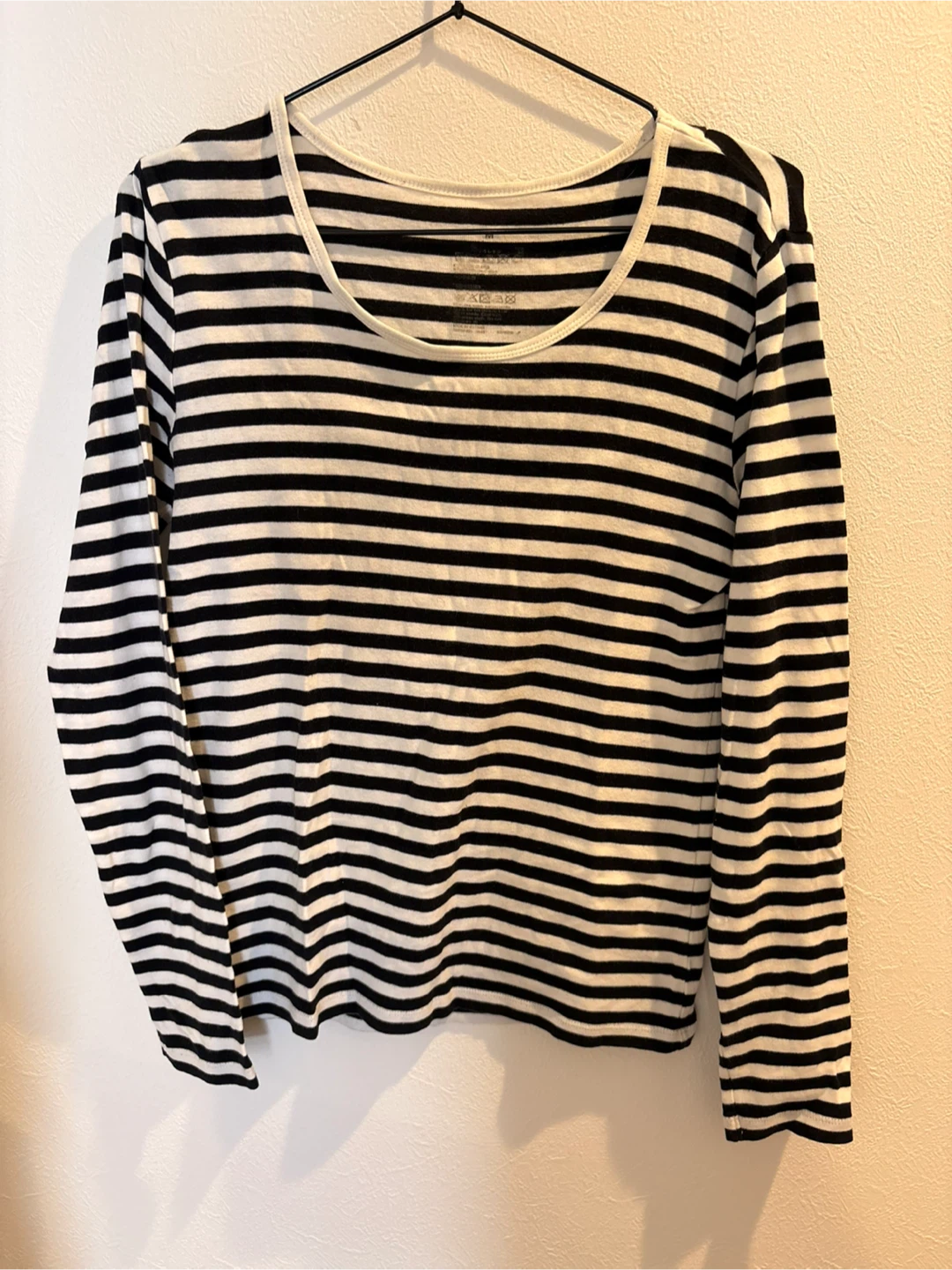 無印良品 ボーダー長袖Tシャツ Mサイズ