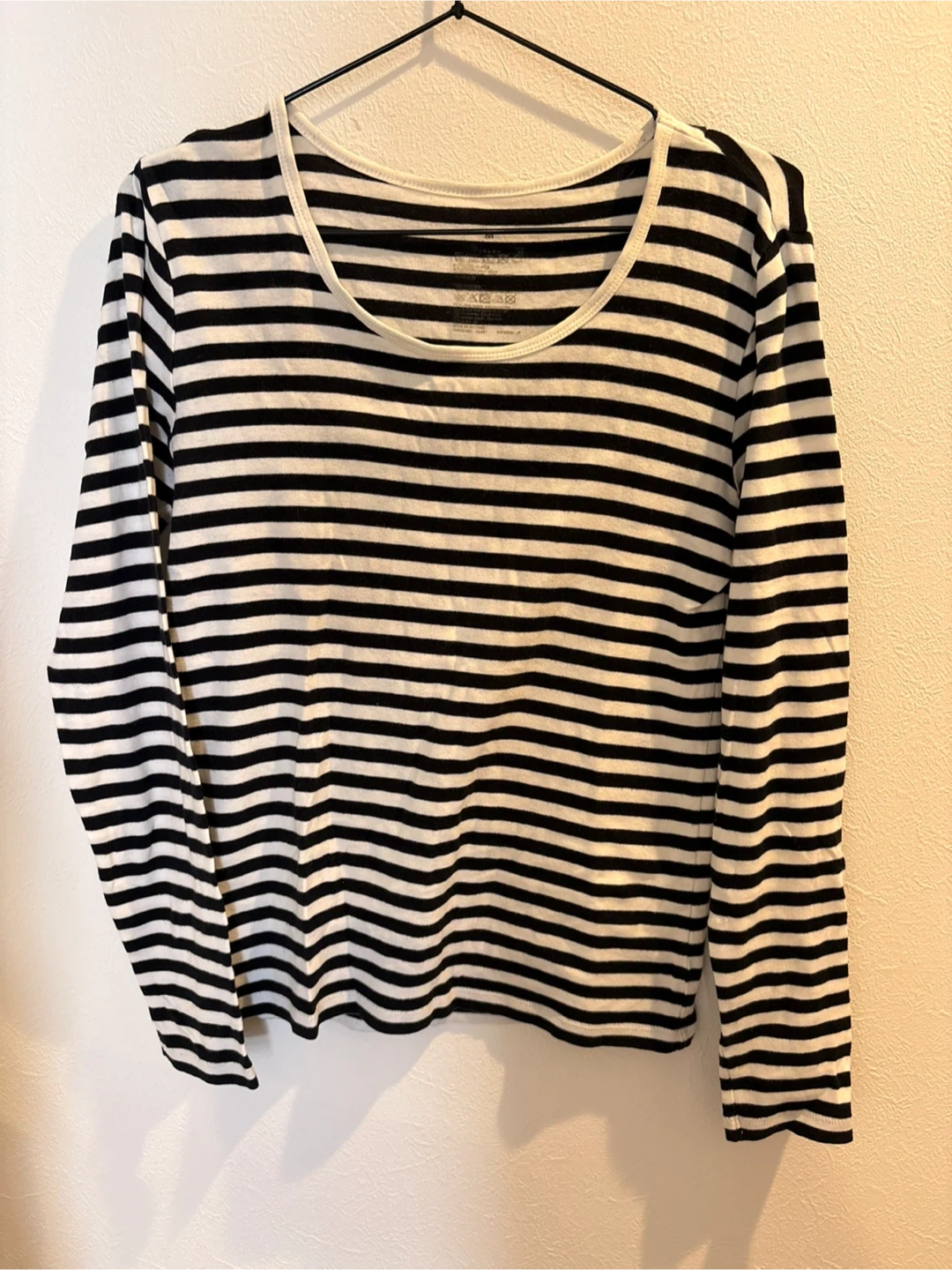 無印良品 ボーダー長袖Tシャツ Mサイズ