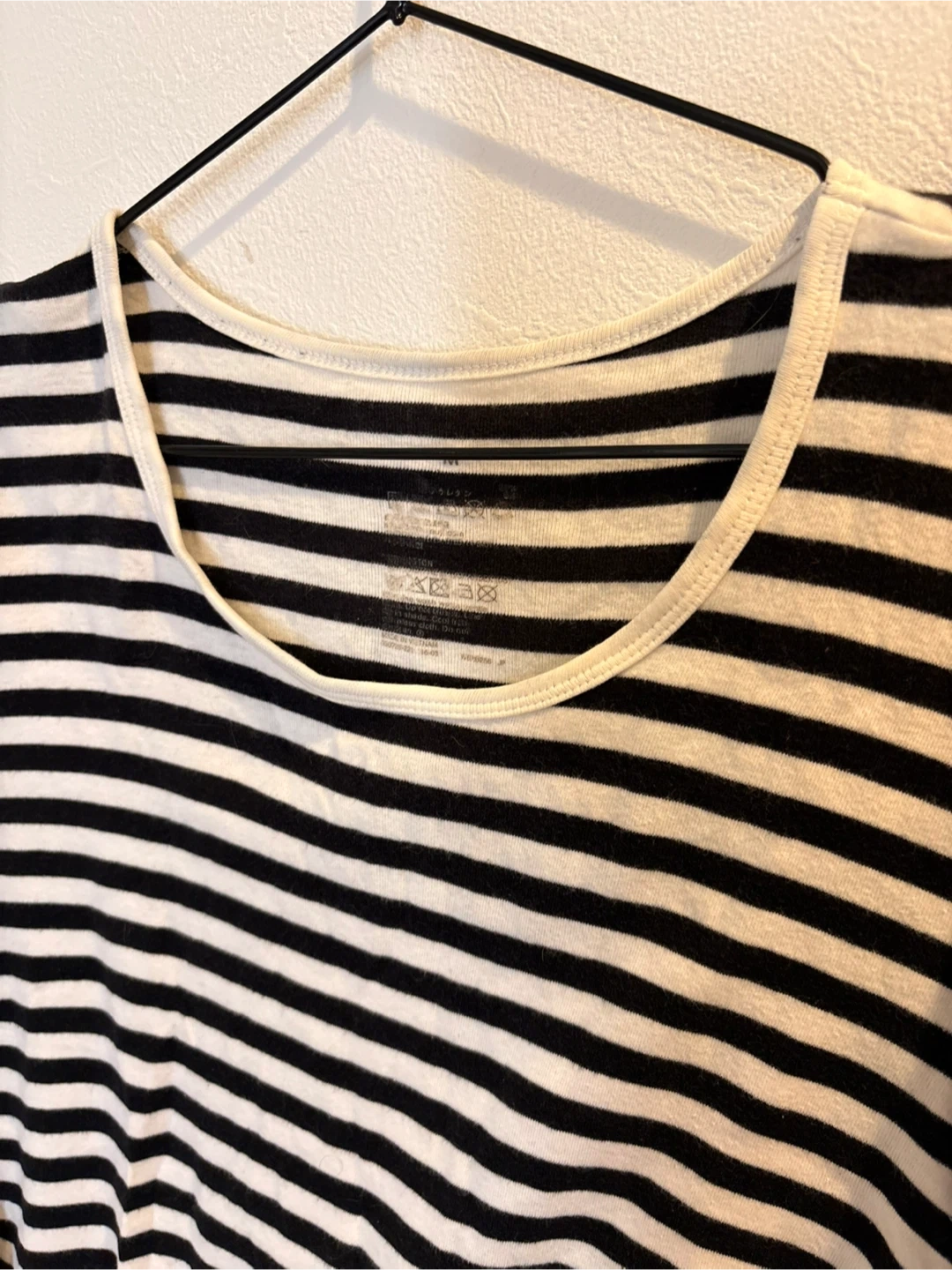 無印良品 ボーダー長袖Tシャツ Mサイズの写真3枚目