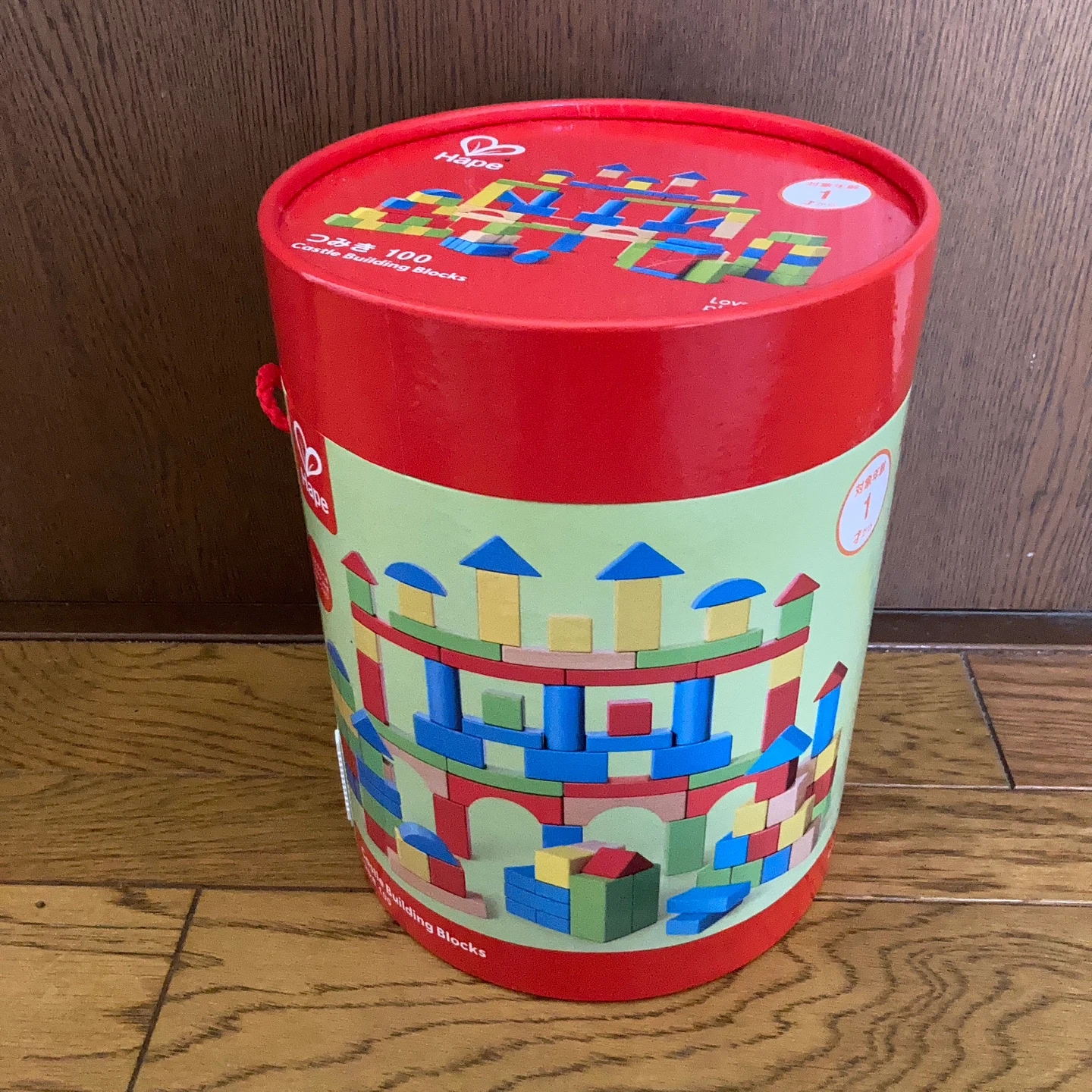 ハペ つみき100 ピース 木製玩具