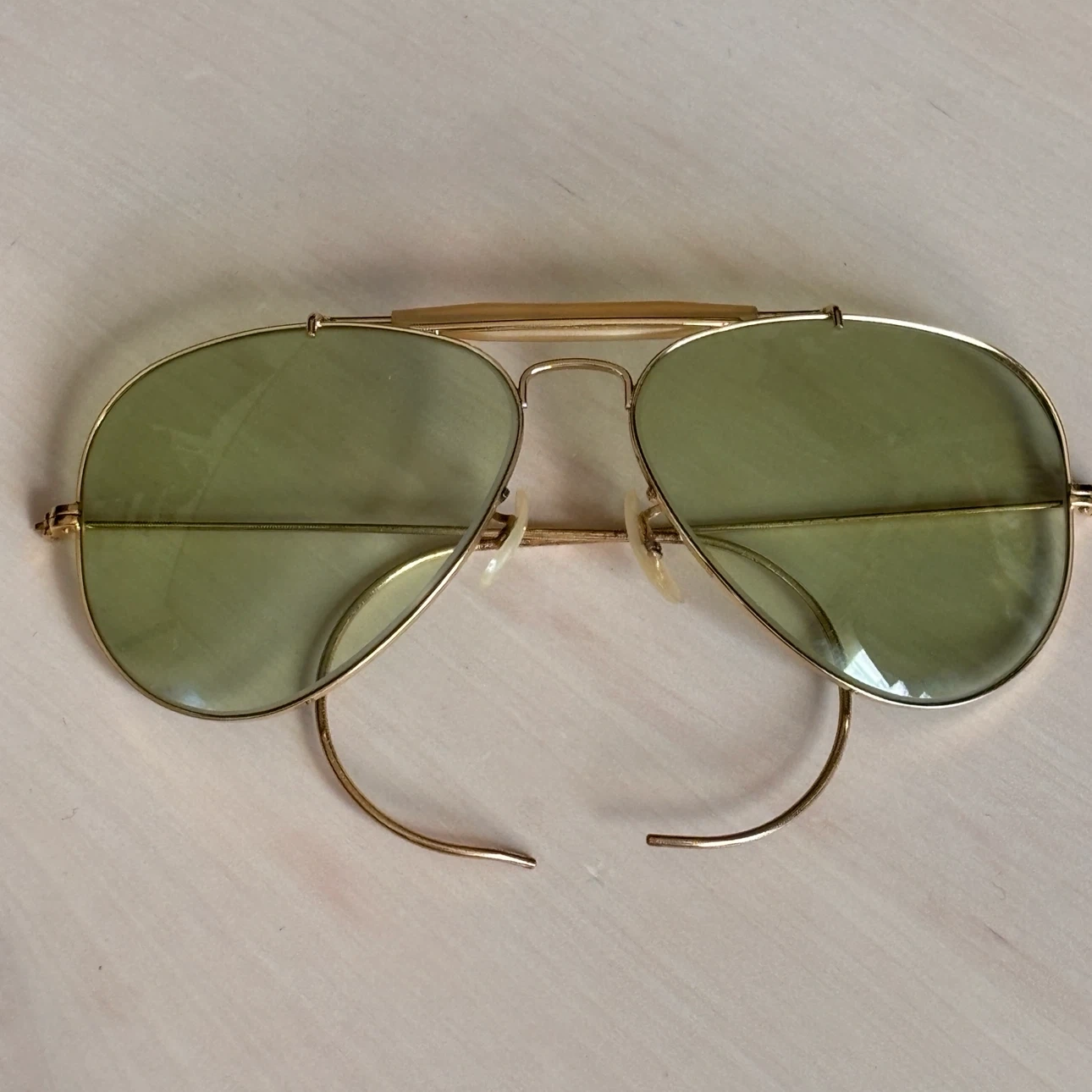 70年代 B&L Vintage Rya-Ban USA ボシュロム ヴィンテージ レイバン アウトドアーズマン グリーンレンズの写真5枚目