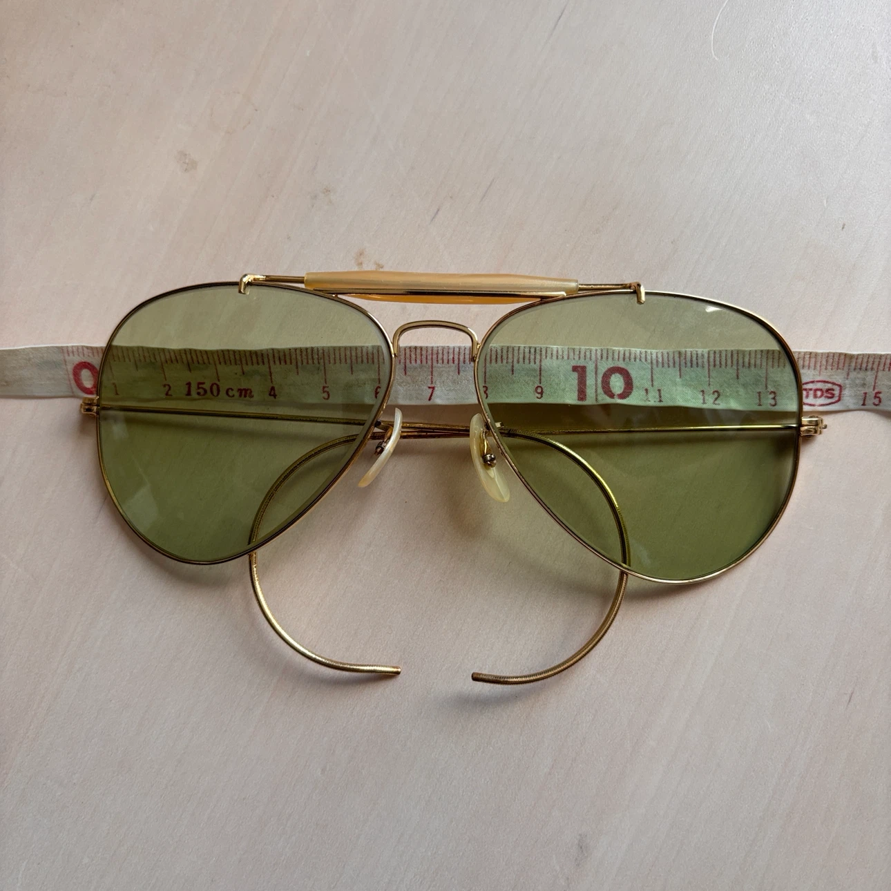 70年代　B&L Vintage Rya-Ban USA ボシュロム ヴィンテージ レイバン アウトドアーズマン　グリーンレンズの写真10枚目