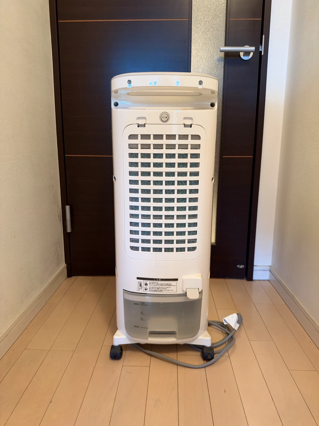 【美品・使用5回程度】siroca 加湿つき温冷風扇 SH-C252／付属品完備の写真4枚目