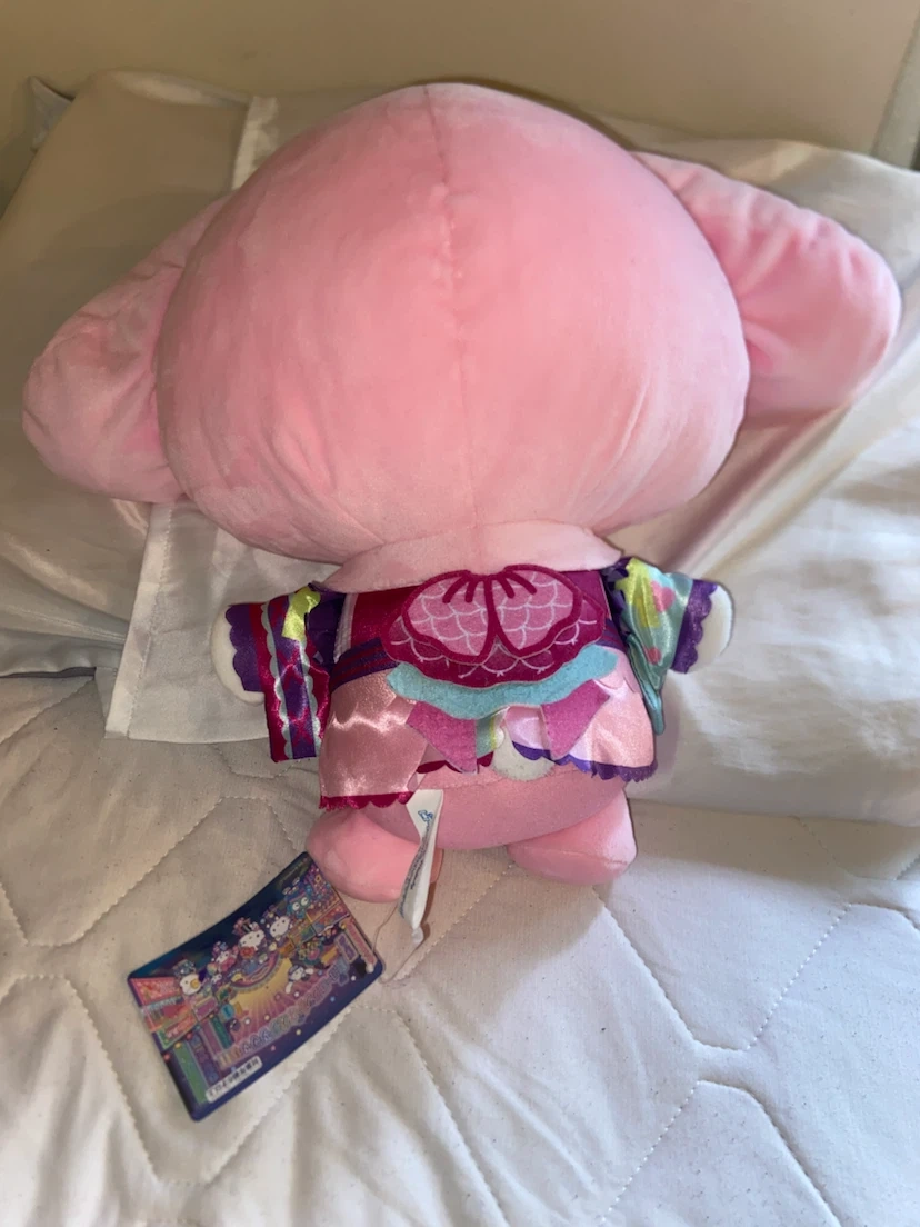 【10/15まで】マイメロディ ぬいぐるみ 浴衣風の写真2枚目