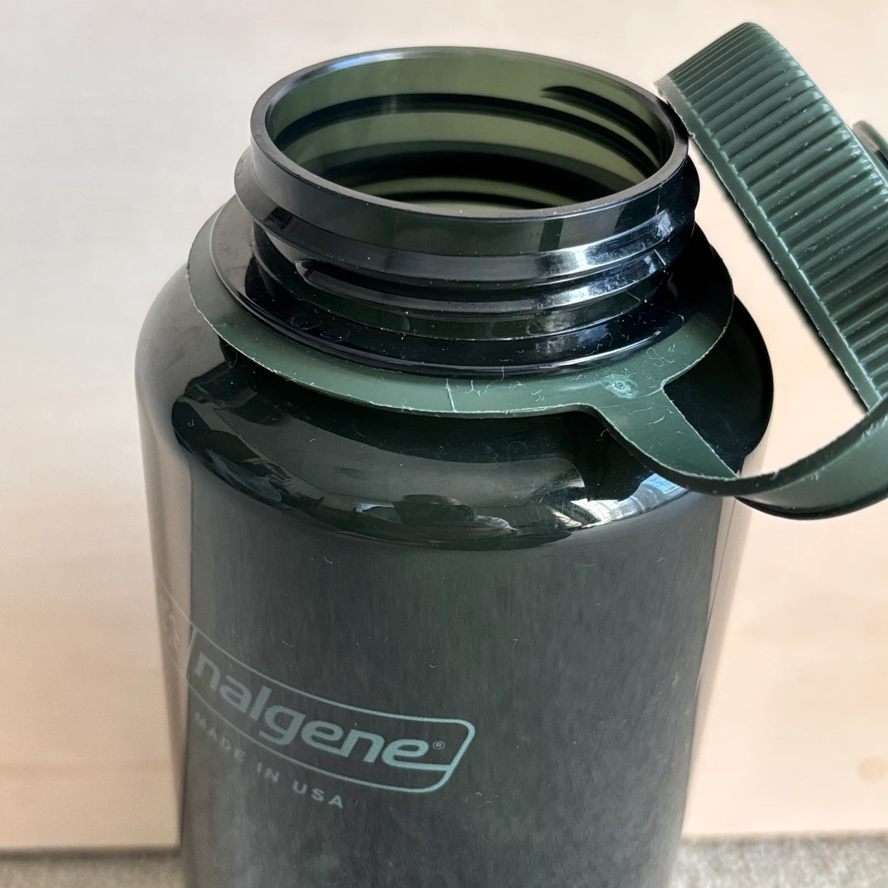 Nalgene ボトル 1L オリーブ 美品の写真4枚目