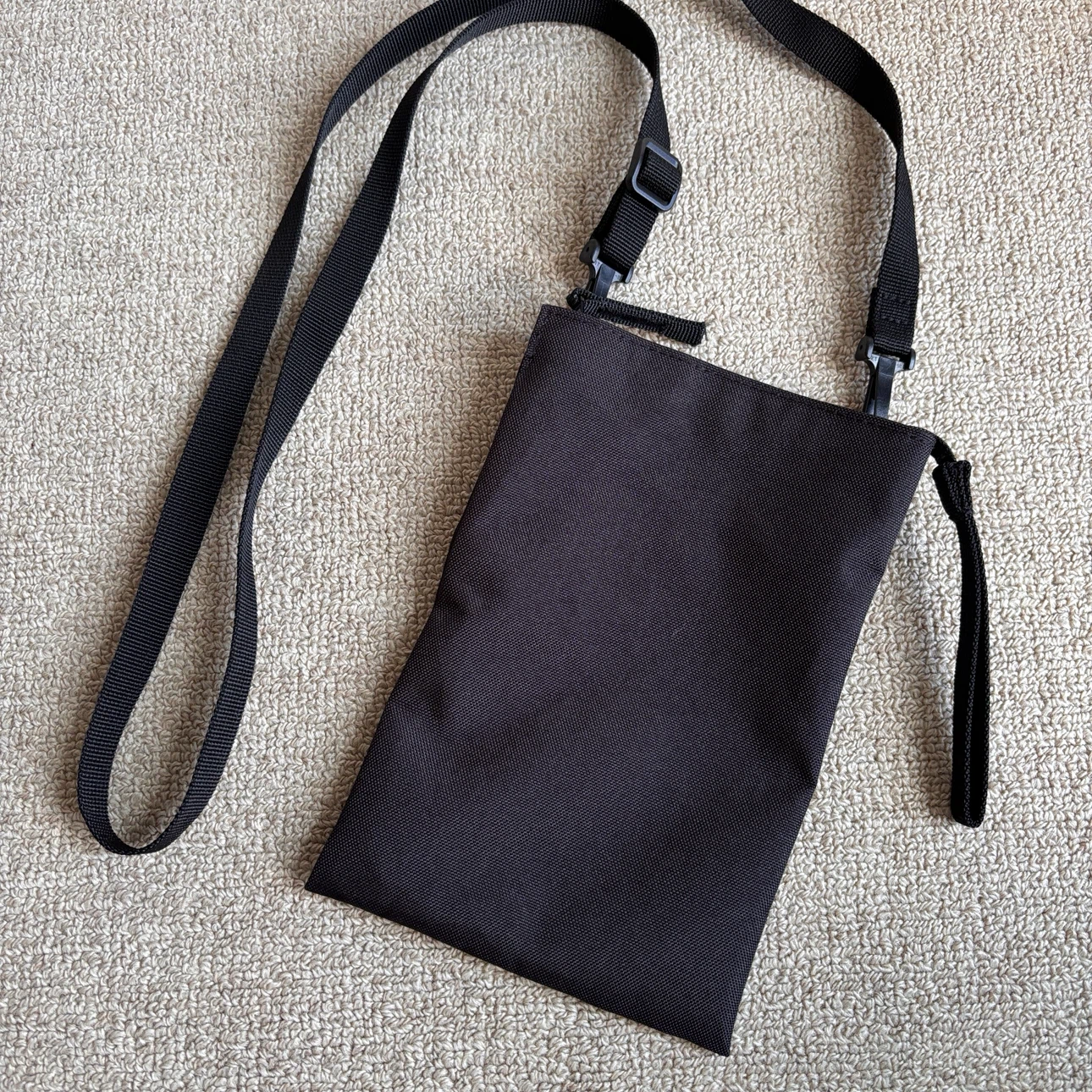 MUJI 無印良品　ミニサコッシュ　ブラック