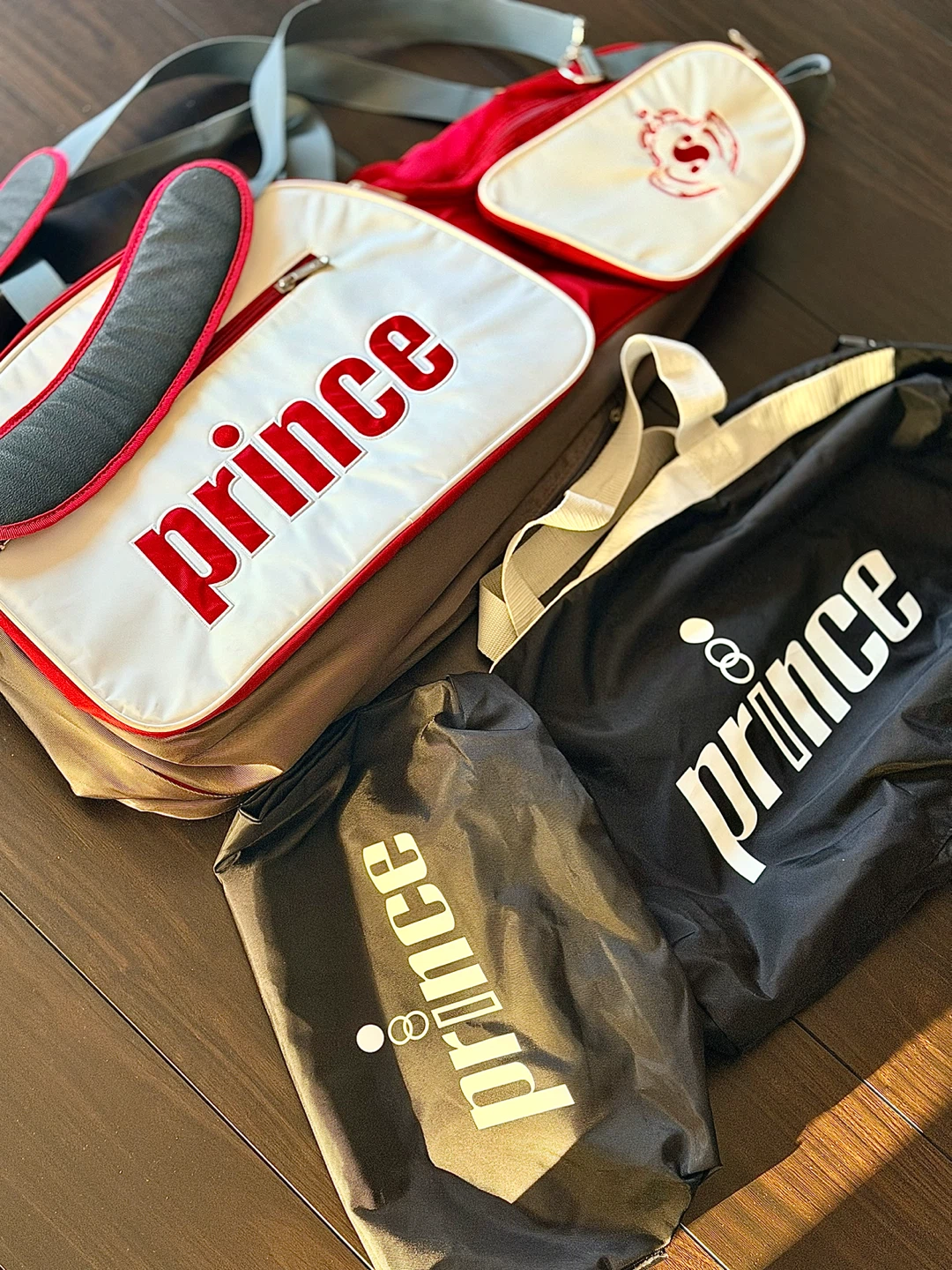 プリンス テニスラケットバッグ 3点セットの写真3枚目