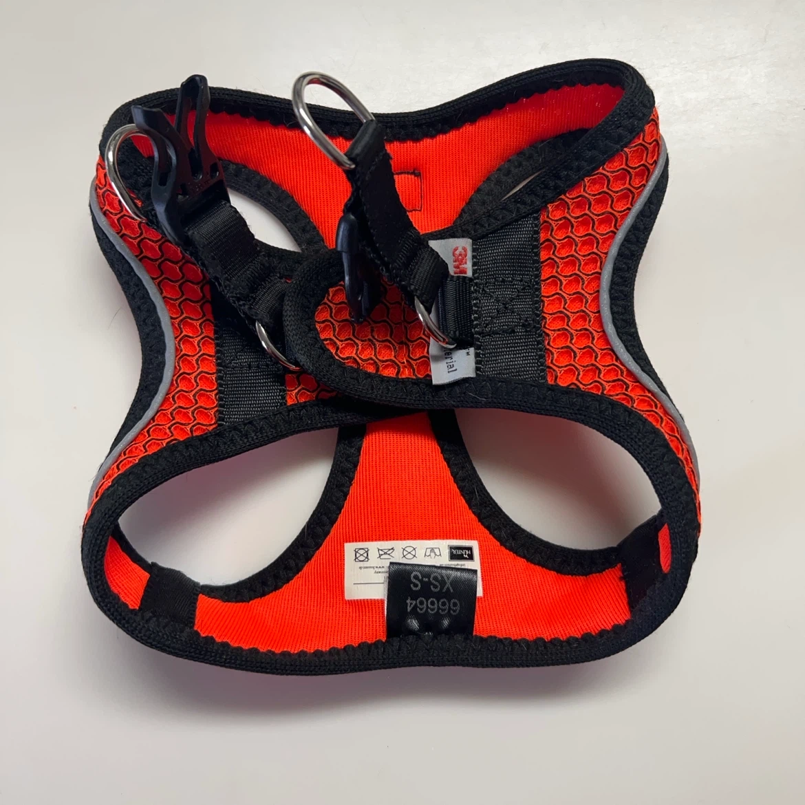 ハンター 犬用ハーネス オレンジ XS-Sサイズの写真2枚目