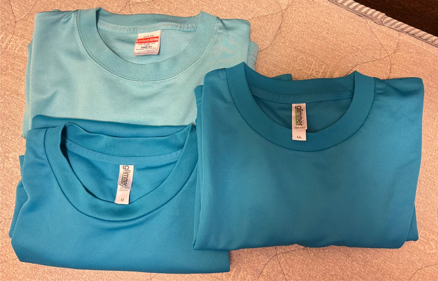 【3枚セット】速乾 ドライTシャツ（M・L・LL）