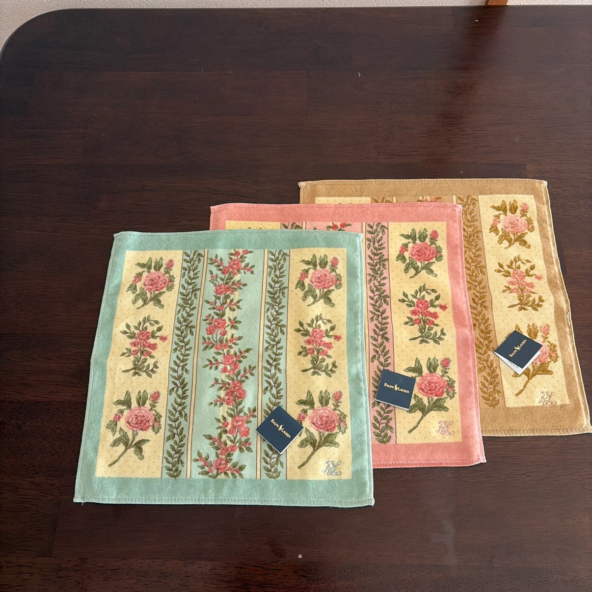 ⭐︎新品⭐︎ラルフローレン ハンドタオル 3枚セット 花柄