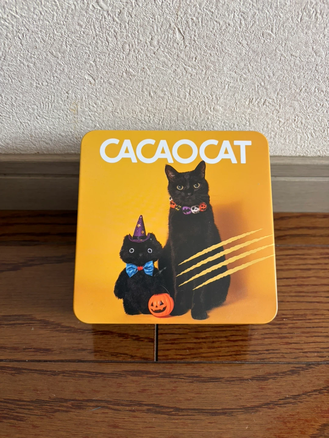 カカオキャット ハロウィン缶