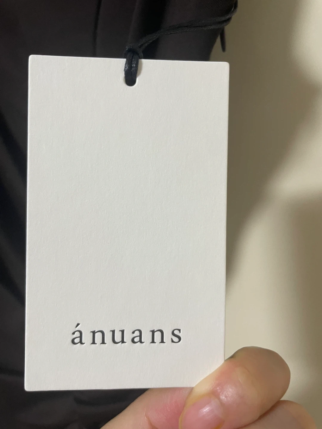 アニュアンス ドレープワンピース ブラウン サイズ1の写真7枚目