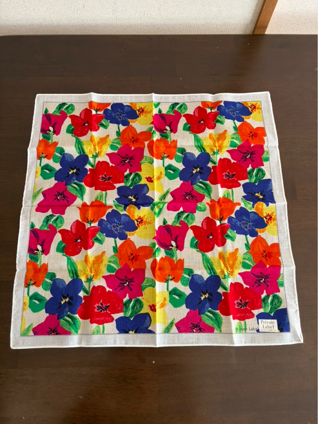 ⭐︎新品⭐︎プライベートレーベル ハンカチ 2枚セット 花柄の写真2枚目